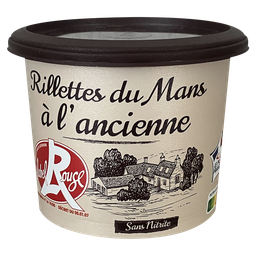 BAHIER Rillettes pur porc à l'ancienne Label Rouge 220g
