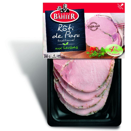 BAHIER 4 tranches rôti de porc aux herbes 200g