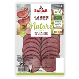 BAHIER Filet Mignon Fumé Nature