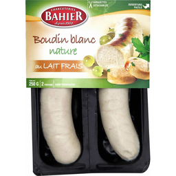 BAHIER Morcela branca com leite fresco natural 2 x 125 g
