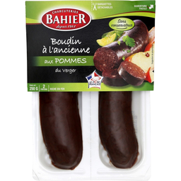 BAHIER Morcela à moda antiga com maçãs do pomar 250 g