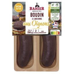 BAHIER Morcela à Moda Antiga com Cebola 2 x 125 g