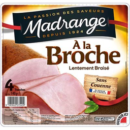 MADRANGE Jamón Cocido Al Espeto 140 g