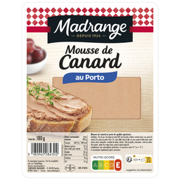 MADRANGE Mousse de pato al oporto 180 g