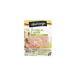 MADRANGE Terrina de conejo con avellanas 150 g