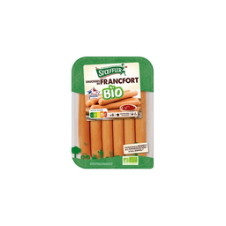 STOEFFLER Saucisse de francfort bio 210 g