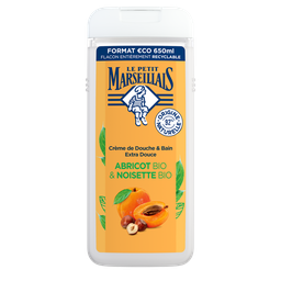Le Petit Marseillais Crème De Douche Extra Douce Abricot Et Noisette Bio 650Ml
