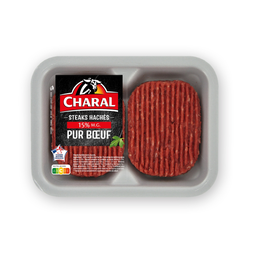 CHARAL Pure Beef Burger Patty 15% Fat 2 x 125 g