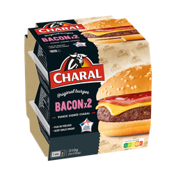 CHARAL Bacon Burger 2 x 155 g