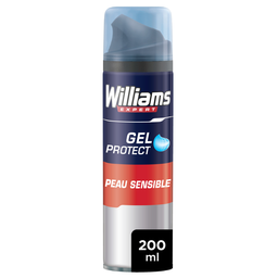 WILLIAMS Gel de Afeitar Piel Sensible Aloe Vera y Alantoína 200 ml