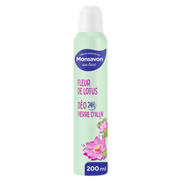 MONSAVON Déodorant Spray Fleur de Lotus Relaxante 200 ml