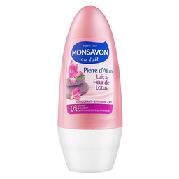 MONSAVON Déodorant Lait & Fleur De Lotus Anti-Transpirant Roll-On 50 ml