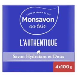 MONSAVON Savon Lavant Antibactérien Lavande 4 x 100 g