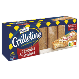 PASQUIER Pains Grillées Céréales et Graines Grilletines