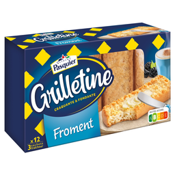 PASQUIER Wheat Toasted Bread Grilletine 161 g