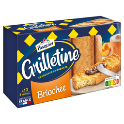 PASQUIER Brioche Toasted Bread 170 g