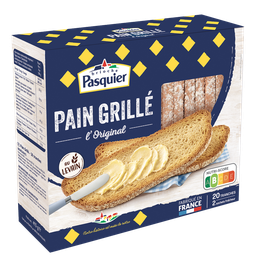 PASQUIER Original Toasted Bread 20 slices 415 g
