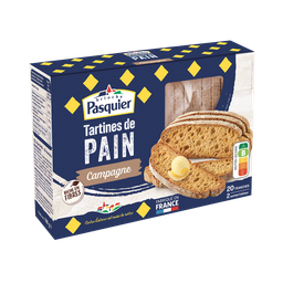 PASQUIER Country-style bread toasts 20 slices 180 g