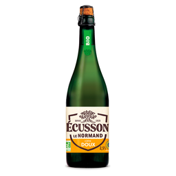 ECUSSON Cidre doux fruité BIO 75 cl