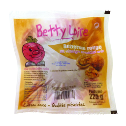 BETTY LOIRE Remolacha roja al vinagre aromatizado con nuez 0.225 kg
