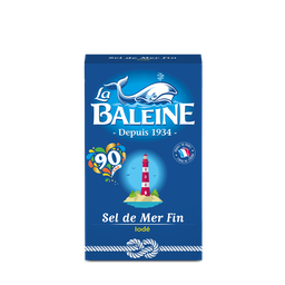 LA BALEINE Sel de mer fin iodé 500g