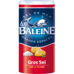 LA BALEINE Gros sel iodé fluoré 500g
