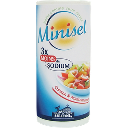 LA BALEINE Minisel Sel réduit en sodium 125g