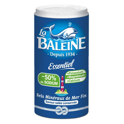 LA BALEINE sel fin essentiel: boîte de 350g