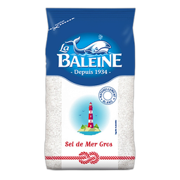 LA BALEINE Gros sel de méditerranée 800g