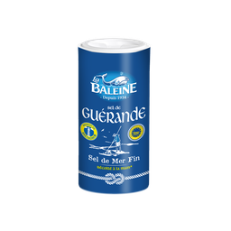 LA BALEINE Sel blanc fin de Guérande "LA BALEINE", boîte verseuse, 250g