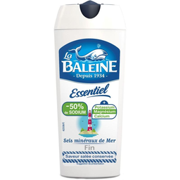 LA BALEINE sels minéraux de mer fin -50% sodium 125g