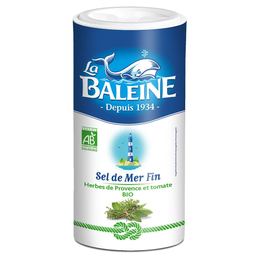 LA BALEINE Sel fin aux herbes et à la tomate verseuse de 200g