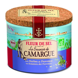 LE SAUNIER DE CAMARGUE les salins BIO fleur sel aux herbes provence 125g