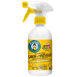 PAULETTE Nettoyant Ménager Multi-Surfaces Savon de Marseille Bicarbonate Ecocert 500 ml