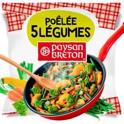 PAYSAN BRETON La poêlée aux 5 légumes 5-6 portions 1kg