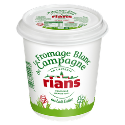 RIANS Fromage Blanc Lait Entier Nature