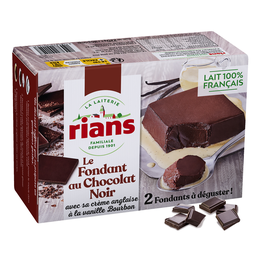 RIANS Dessert fondant chocolat crème anglaise