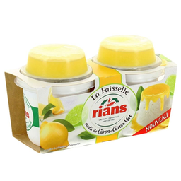 RIANS Faisselle Limón/Lima 2 x 125 g