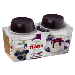RIANS Faisselle Coulis Mûre Myrtille