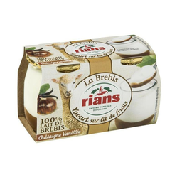 RIANS Iogurte de Ovelha Castanha Baunilha 2 x 115 g