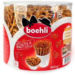 BOEHLI Sortido de Sticks & Bretzels 500 g