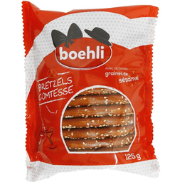 BOEHLI Bretzels Comtesse com sésamo 125 g