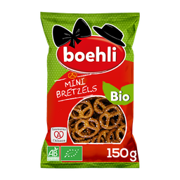 BOEHLI Mini pretzels bio 150 g