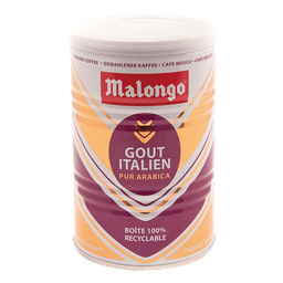 MALONGO Café molido puro arábica sabor italiano 250 g