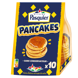 PASQUIER Brioche Pancakes natures 350 g