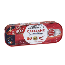 LE TRESOR DES DIEUX Filetes de cavala à catalã 169 g