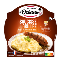 LA CUISINE D'OCEANE Salsicha Grelhada e Puré de Batata 300 g