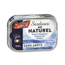 TRESOR Natural sardines boneless 805 g
