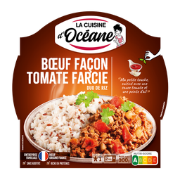 LA CUISINE D'OCEANE Carne de vaca estilo tomate recheado com duo de arroz 300 g