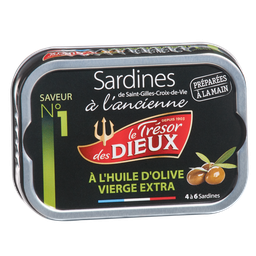 LE TRESOR DES DIEUX Sardinhas à moda antiga em azeite virgem extra 115 g